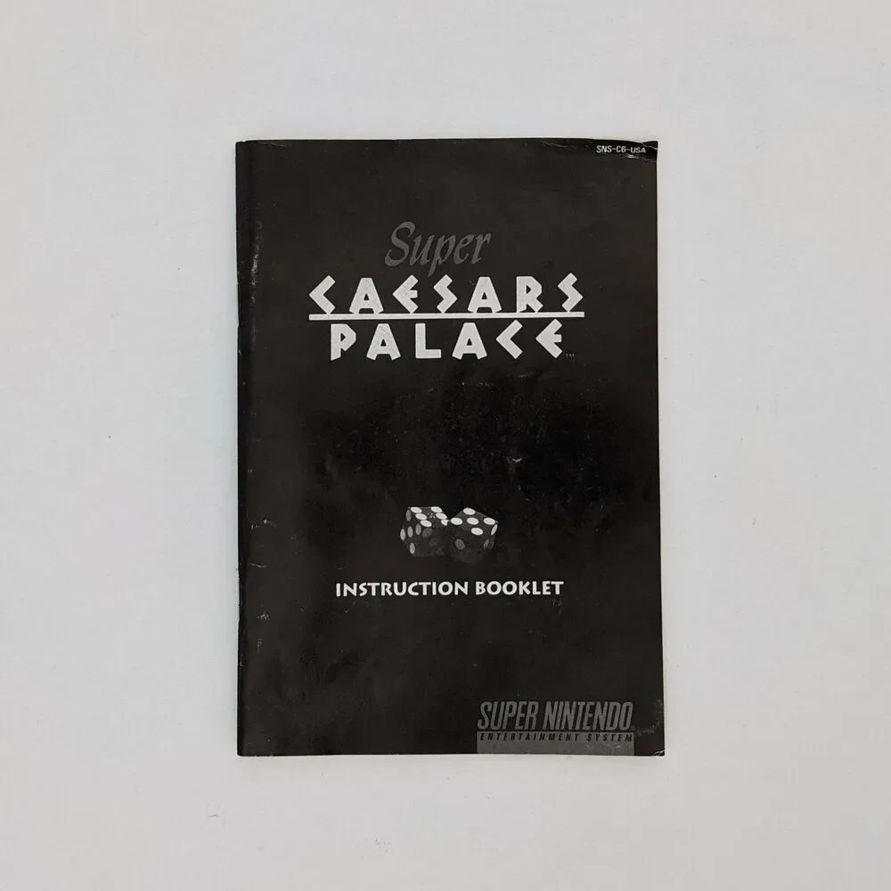 Super Caesars Palace (SNES) - Complete in Box (Virgin Interactive, 1993)